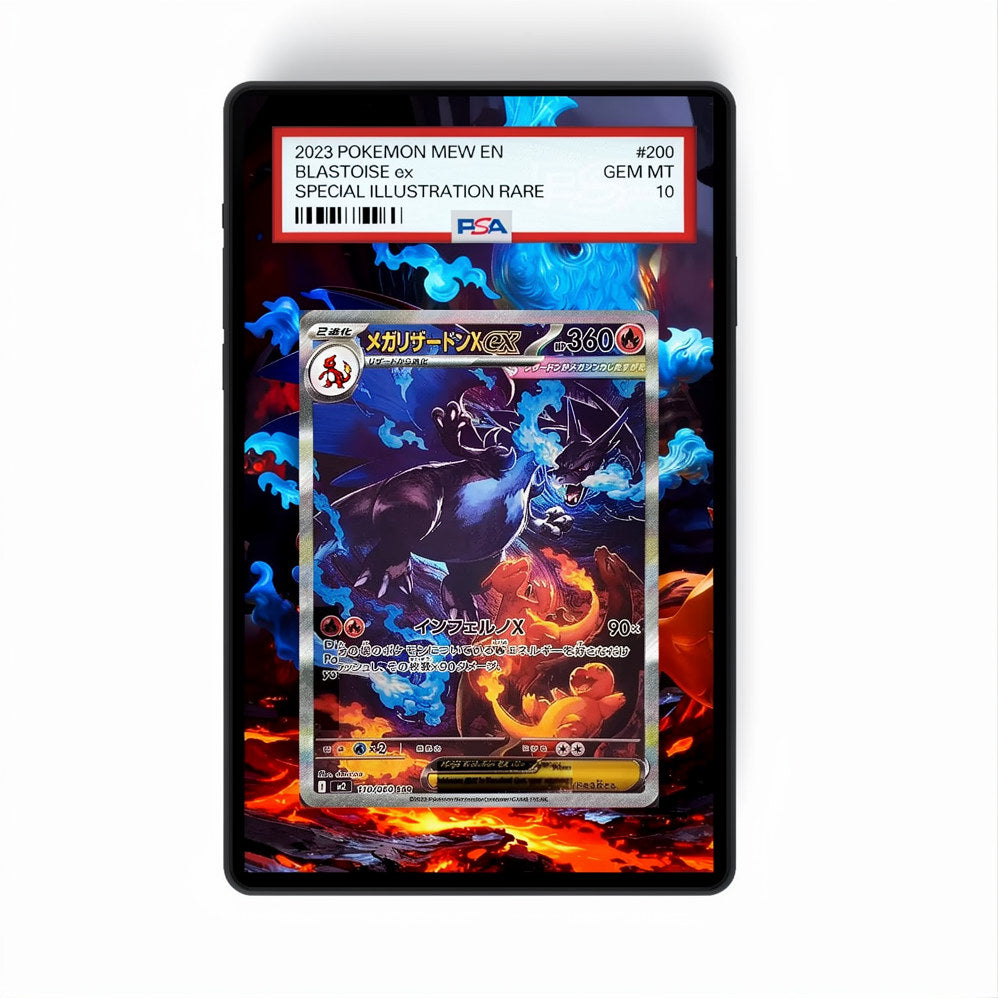 Mega Charizard X ex - 125/094- GradeGuardian Extended artwork for PSA / CGC / BGS / TAG