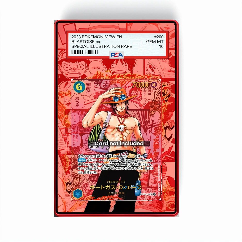 Ace Red Manga OP13 - Gradeguardian Extended Artwork For Psa / Cgc / Bgs / Tag