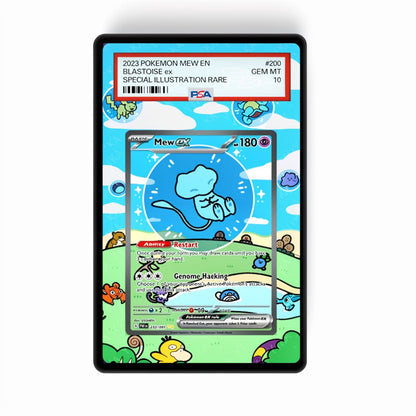 Mew ex 232/091 - GradeGuardian Extended artwork for PSA / CGC / BGS / TAG