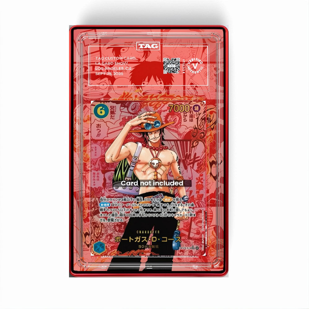 Ace Red Manga OP13 - Gradeguardian Extended Artwork For Psa / Cgc / Bgs / Tag