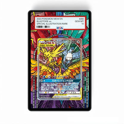 Moltres, Zapdos & Articuno GX SM210- GradeGuardian Extended artwork for PSA / CGC / BGS / TAG