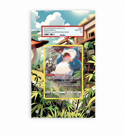 Snorlax TG10/TG30 - Pokémon Extended Artwork Protective Card Display Case Psa/cgc/tag/raw