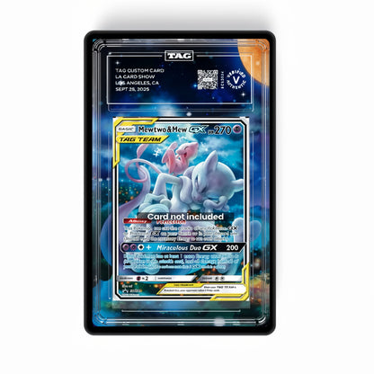 Mewtwo & Mew GX Sm191 - Gradeguardian Extended Artwork For Psa / Cgc / Bgs / Tag