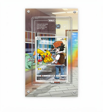 Pikachu - Cosmic Eclipse #241 - Pokémon Extended Artwork Protective Card Display Case Psa/cgc/tag/raw