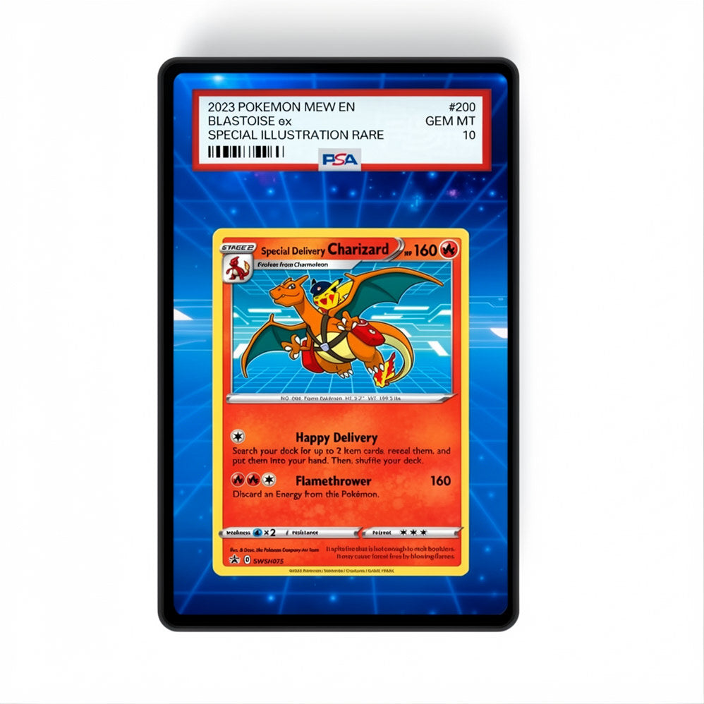 special delivery charizard - Gradeguardian Extended Artwork For Psa / Cgc / Bgs / Tag