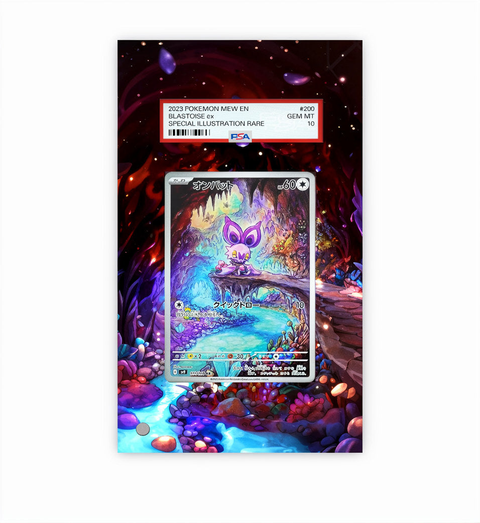 Noibat 169/159 - Pokémon Extended Artwork Protective Card Display Case Psa/cgc/tag/raw