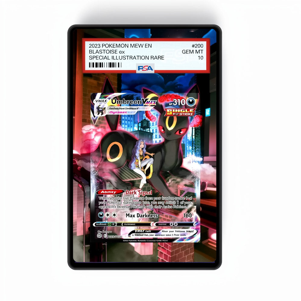 Umbreon VMAX - TG23/TG30 - GradeGuardian Extended artwork for PSA / CGC / BGS / TAG