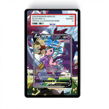 Mew V 251/264 - Gradeguardian Extended Artwork For Psa / Cgc / Bgs / Tag