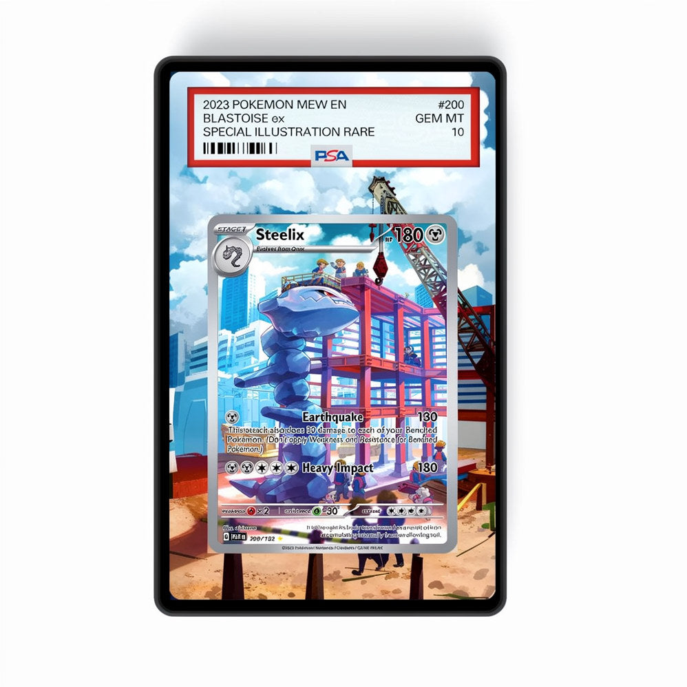 Steelix - 208/182 - GradeGuardian Extended artwork for PSA / CGC / BGS / TAG