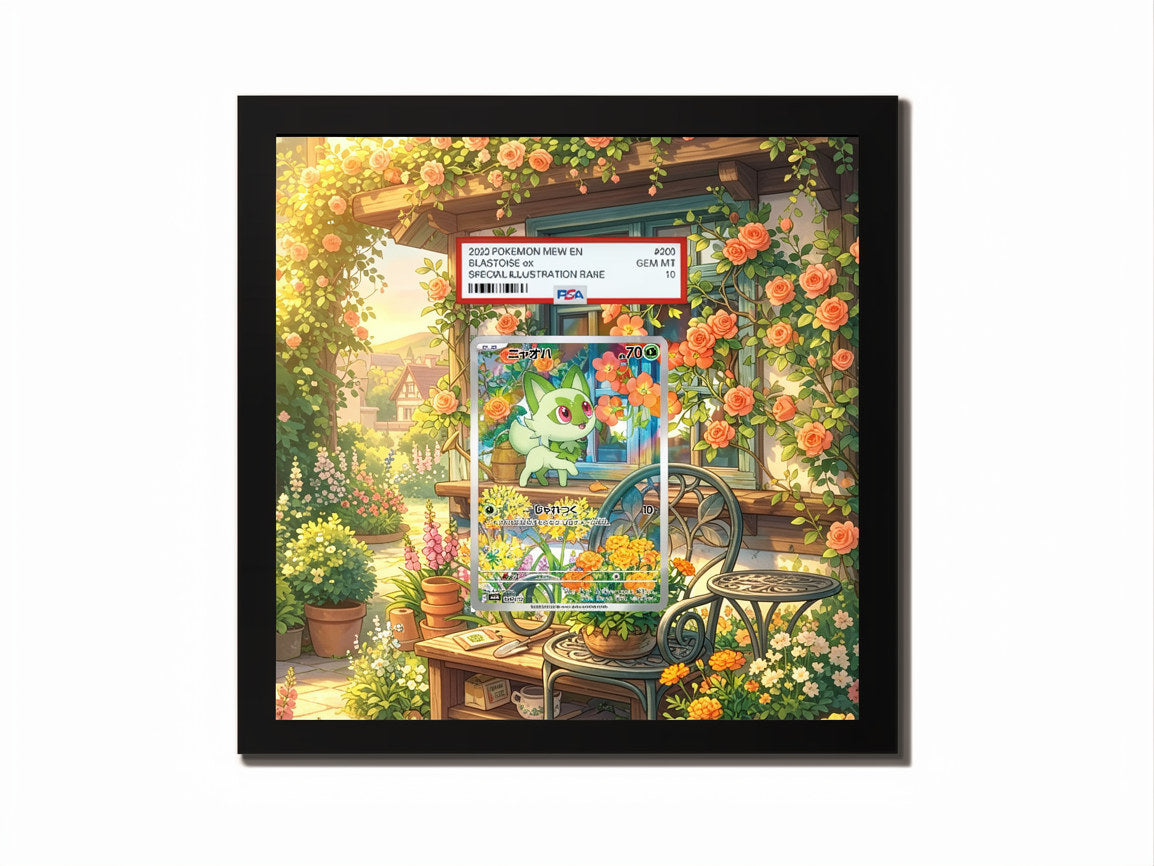 Sprigatito - 018/017 - Extended Artwork Metal Frame