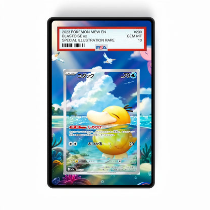 Psyduck 226/217 - GradeGuardian Extended artwork for PSA / CGC / BGS / TAG