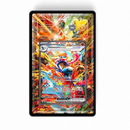 Greninja ex 214/167 - GradeGuardian Extended artwork for PSA / CGC / BGS / TAG