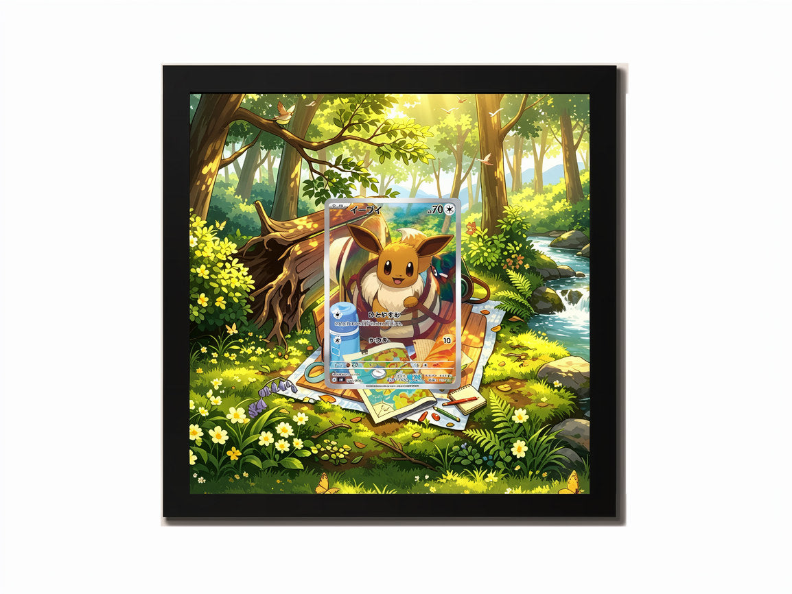 Eevee - 020/019 - Extended Artwork Metal Frame