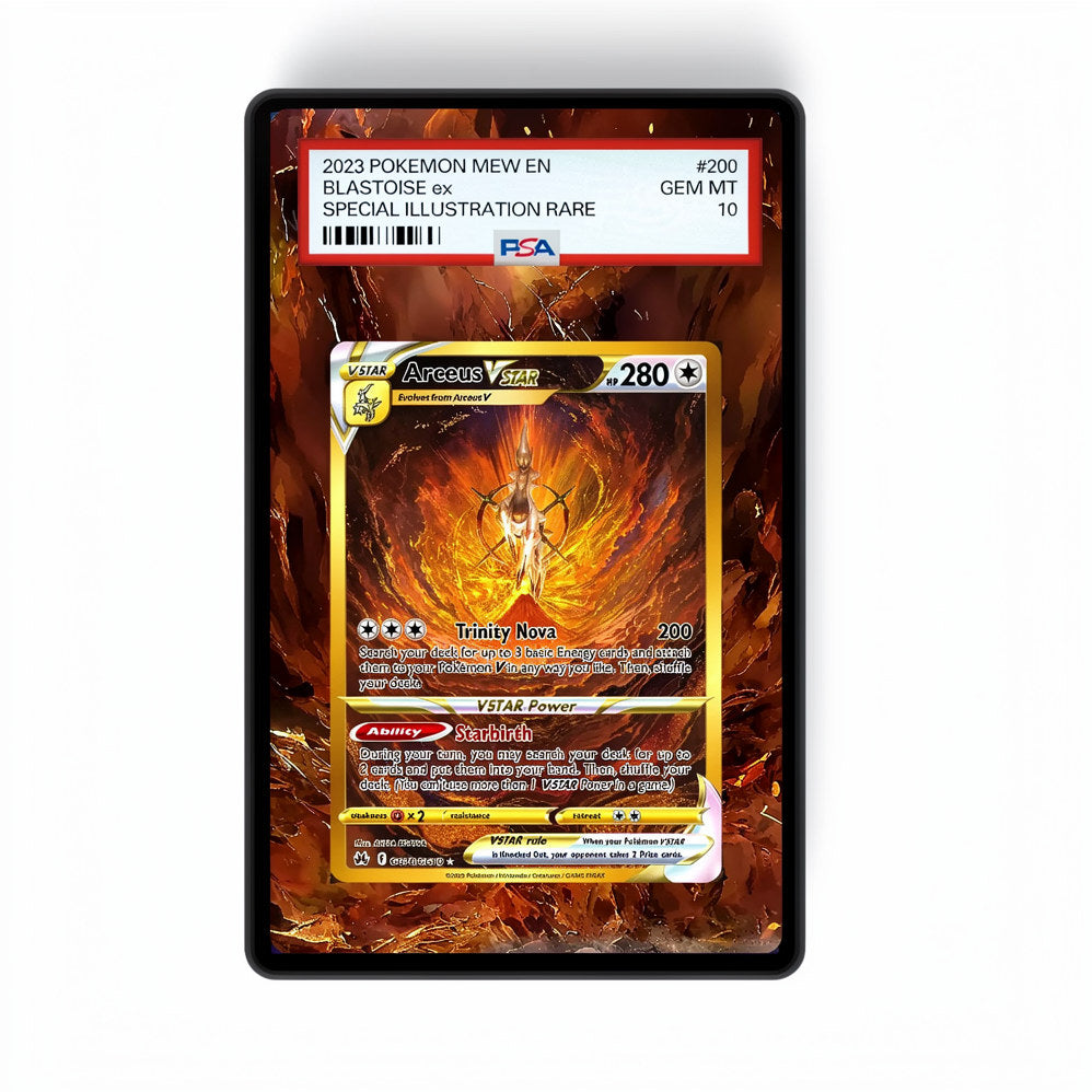 Arceus Vstar GG70/GG70 - GradeGuardian Extended artwork for PSA / CGC / bgs / tag