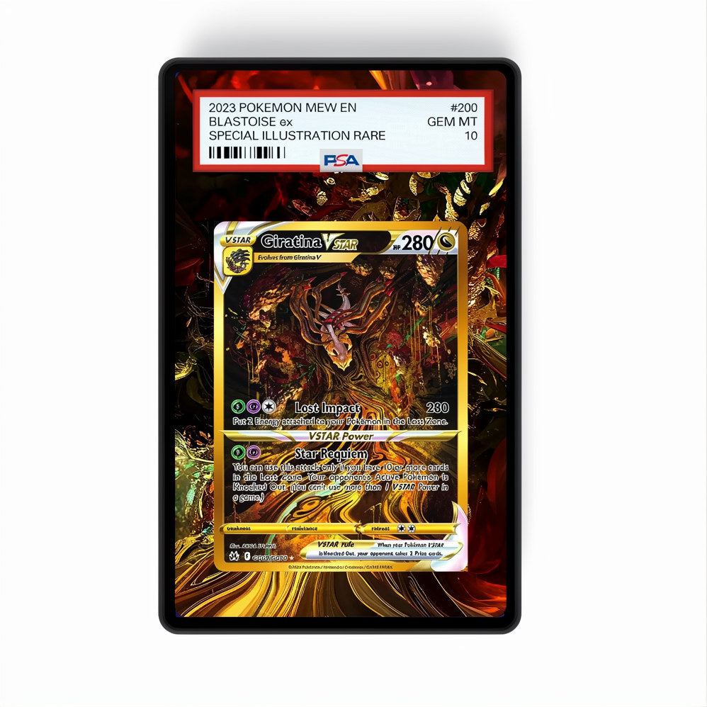 Giratina Vstar GG69/GG70 - GradeGuardian Extended artwork for PSA / CGC / bgs / tag