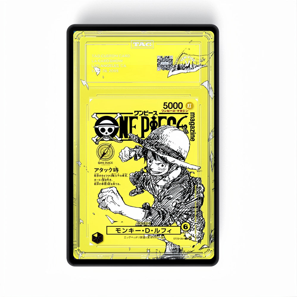 Monkey D. Luffy ST29-001 - Gradeguardian Extended Artwork For Psa / Cgc / Bgs / Tag