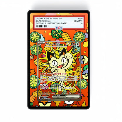 Meowth ex 121 / 88 - Gradeguardian Extended Artwork For Psa / Cgc / Bgs / Tag