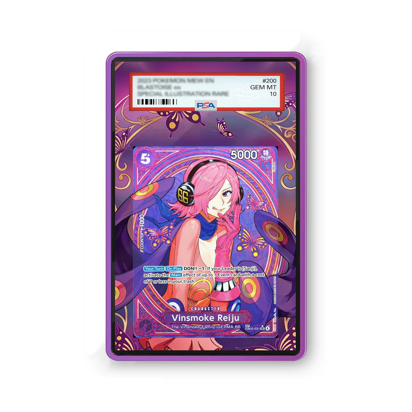 Vinsmoke Reiju EB03-031 - Gradeguardian Extended Artwork For Psa / Cgc / Bgs / Tag
