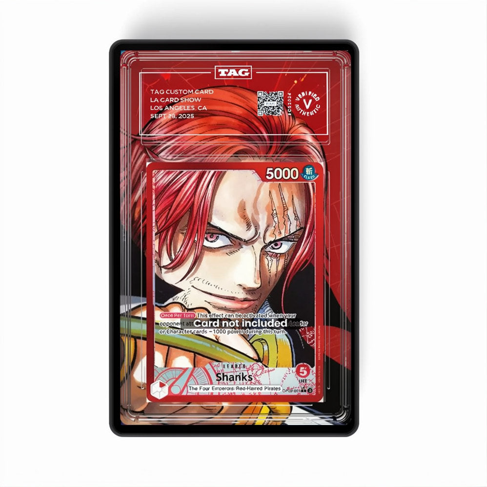 Shanks OP09-001 Leader - Gradeguardian Extended Artwork For Psa / Cgc / Bgs / Tag
