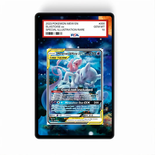 Mewtwo & Mew GX Sm191 - Gradeguardian Extended Artwork For Psa / Cgc / Bgs / Tag