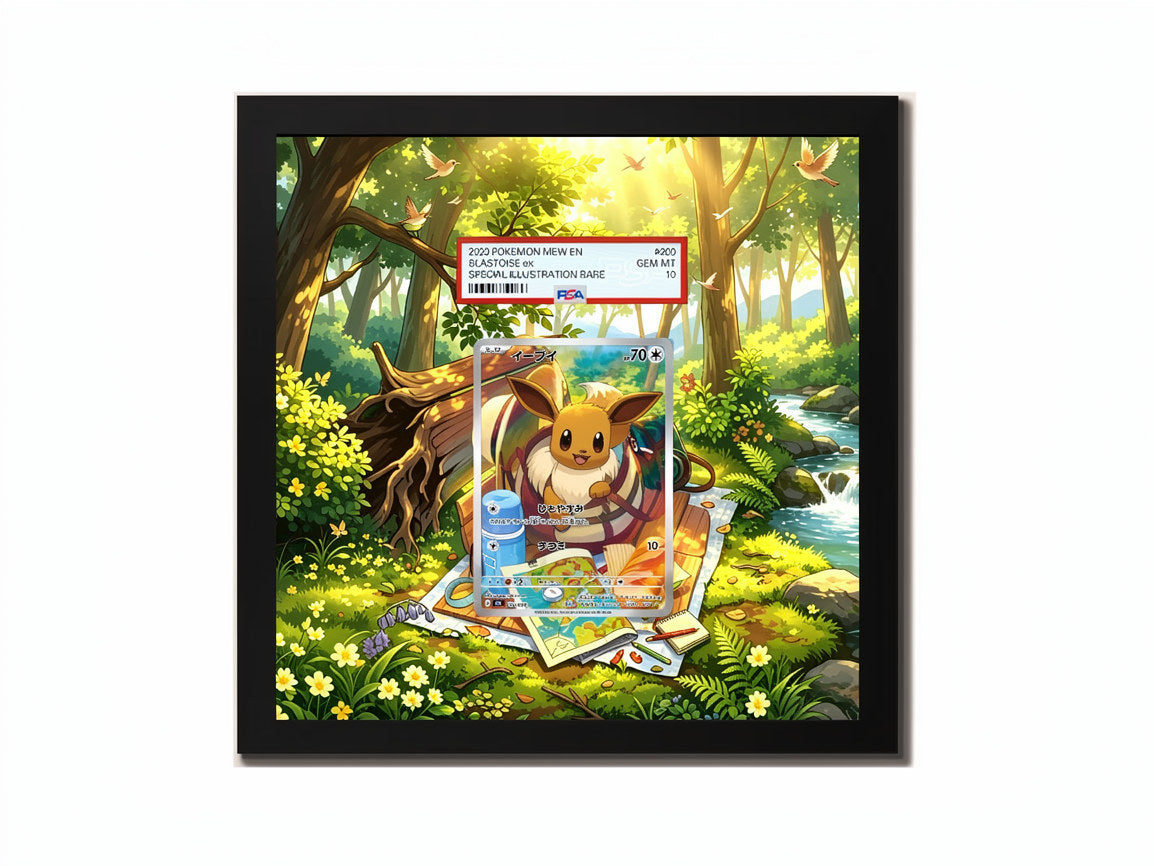 Eevee - 020/019 - Extended Artwork Metal Frame