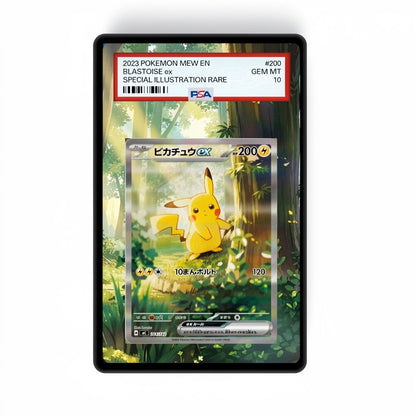 Pikachu ex 276/217 - GradeGuardian Extended artwork for PSA / CGC / BGS / TAG