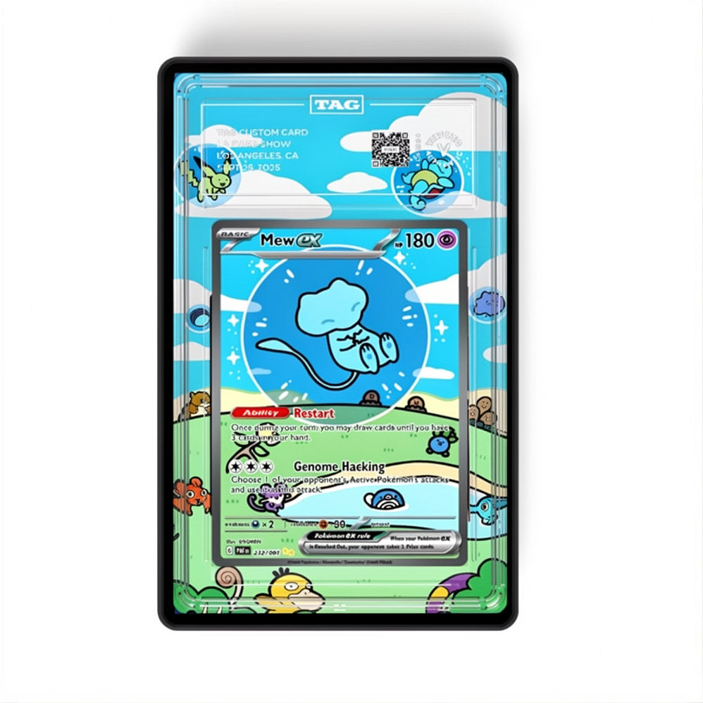 Mew ex 232/091 - GradeGuardian Extended artwork for PSA / CGC / BGS / TAG