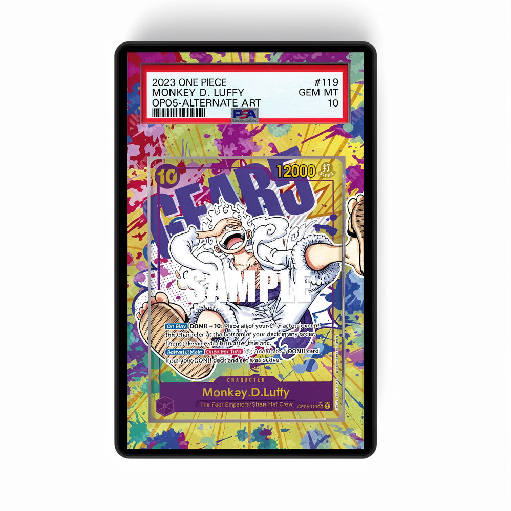 Monkey D. Luffy OP05-119 - Gradeguardian Extended Artwork For Psa / Cgc / Bgs / Tag