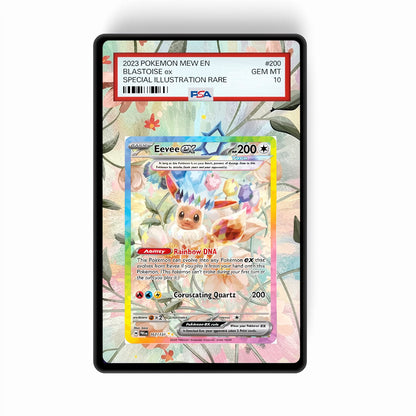 Eevee ex 167/131 - GradeGuardian Extended artwork for PSA / CGC / bgs / tag