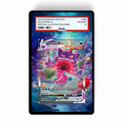 Gengar VMAX 271/264 - GradeGuardian Extended artwork for PSA / CGC / BGS / TAG