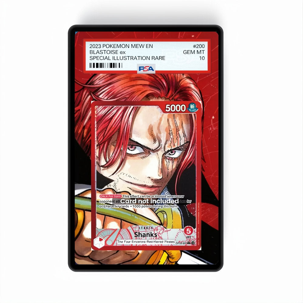 Shanks OP09-001 Leader - Gradeguardian Extended Artwork For Psa / Cgc / Bgs / Tag