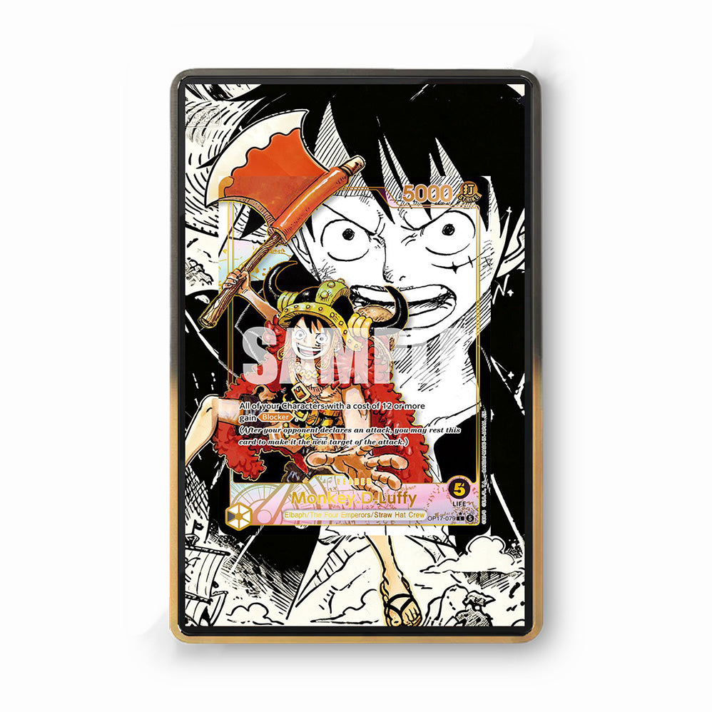 Monkey D. Luffy Leader OP17-079 - Gradeguardian Extended Artwork For Psa / Cgc / Bgs / Tag