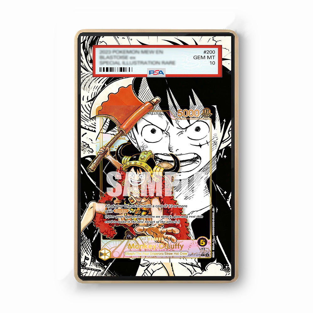 Monkey D. Luffy Leader OP17-079 - Gradeguardian Extended Artwork For Psa / Cgc / Bgs / Tag