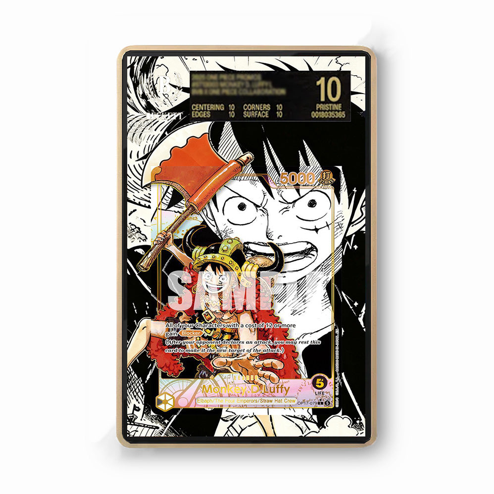 Monkey D. Luffy Leader OP17-079 - Gradeguardian Extended Artwork For Psa / Cgc / Bgs / Tag