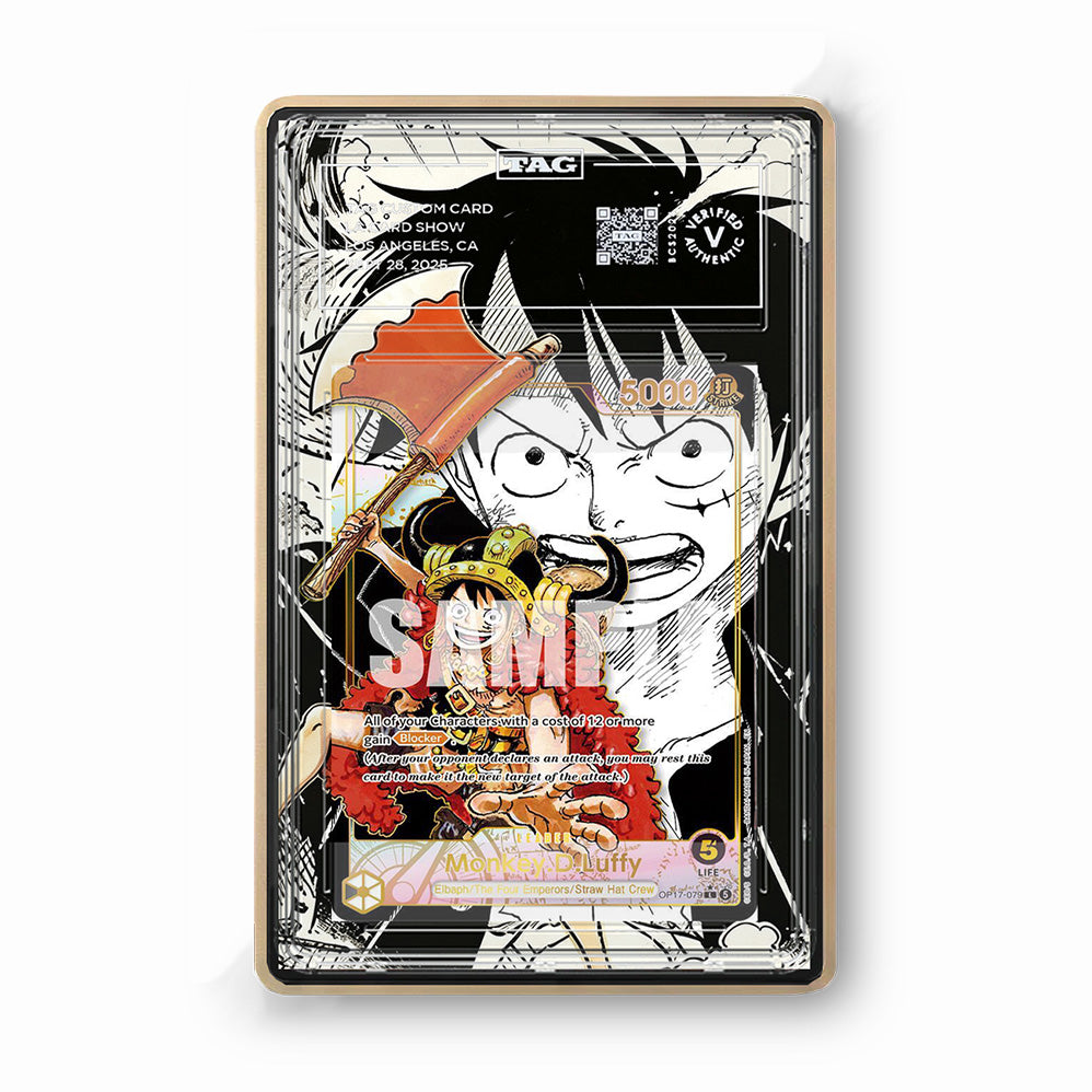 Monkey D. Luffy Leader OP17-079 - Gradeguardian Extended Artwork For Psa / Cgc / Bgs / Tag