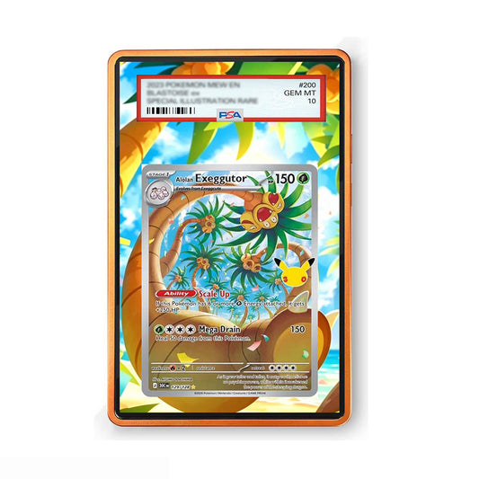 Alolan Exeggutor 129/128 30th Anniversary  - Gradeguardian Extended Artwork For Psa / Cgc / Bgs / Tag