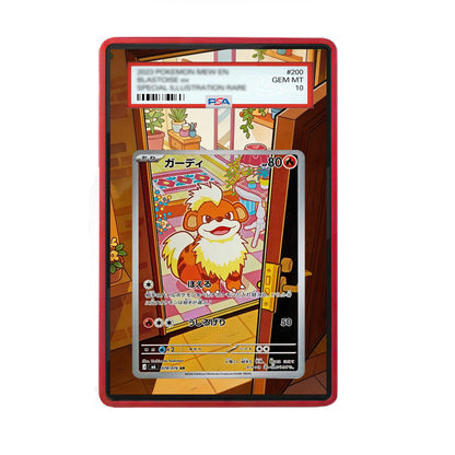 Growlithe AR 078/076 - Gradeguardian Extended Artwork For Psa / Cgc / Bgs / Tag