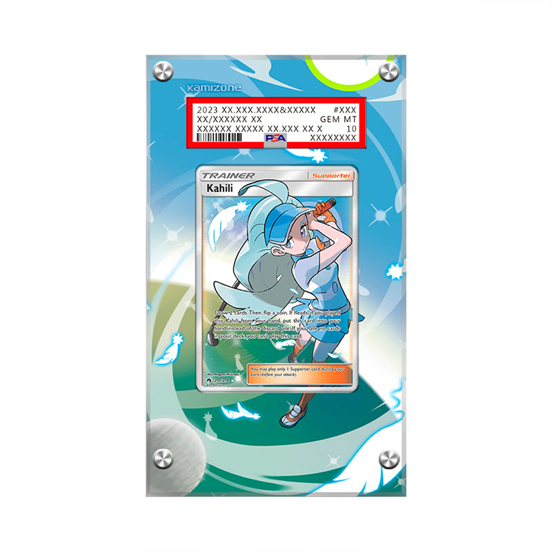 Kahili – 210/214 Pokémon Extended Artwork Protective Display Case Psa/cgc/raw