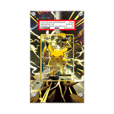 Pikachu EX – XY124 - Pokémon PSA Extended Artwork Protective Card Display Case