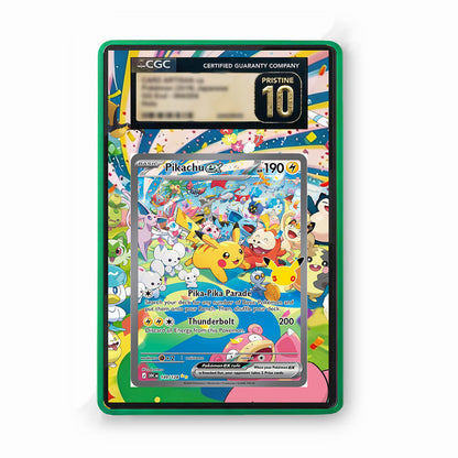 Pikachu 149/128 30th Anniversary - Gradeguardian Extended Artwork For Psa / Cgc / Bgs / Tag