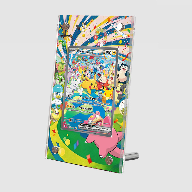 Pikachu 149/128 30th Anniversary - Pokémon Extended Artwork Protective Card Display Case Psa/cgc/tag/raw