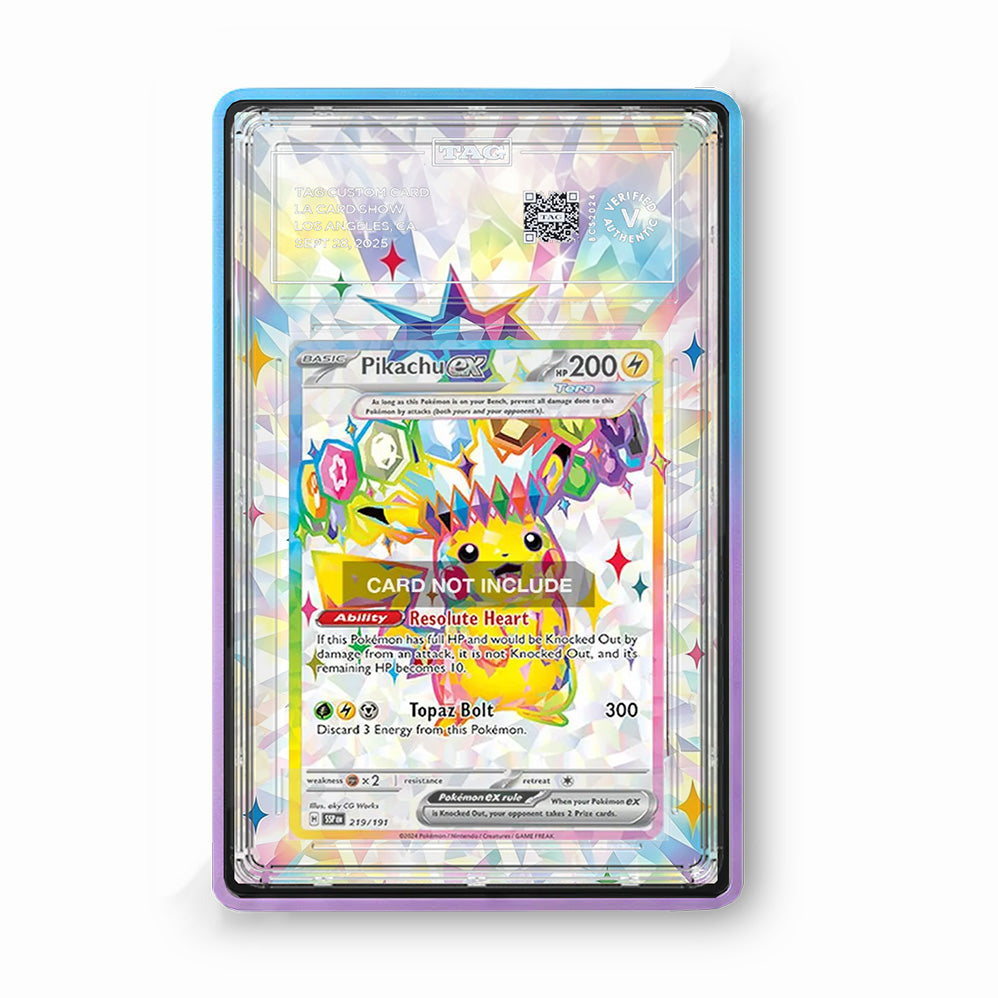 Pikachu ex 219/191 - Gradeguardian Extended Artwork For Psa / Cgc / Bgs / Tag