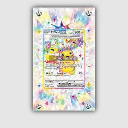 Pikachu ex 219/191 - Pokémon Extended Artwork Protective Card Display Case Psa/cgc/tag/raw
