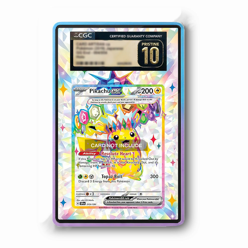Pikachu ex 219/191 - Gradeguardian Extended Artwork For Psa / Cgc / Bgs / Tag