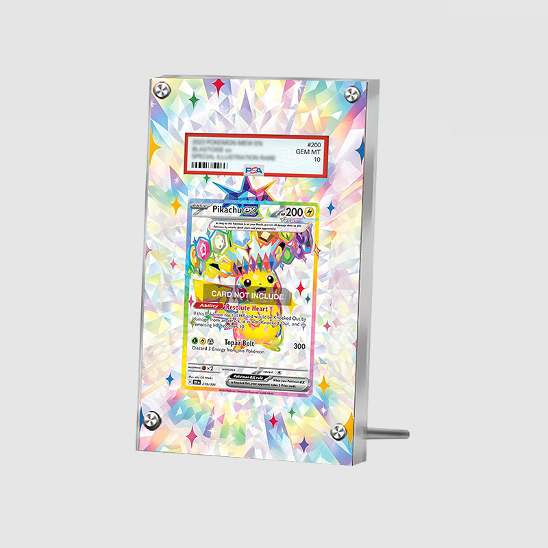 Pikachu ex 219/191 - Pokémon Extended Artwork Protective Card Display Case Psa/cgc/tag/raw