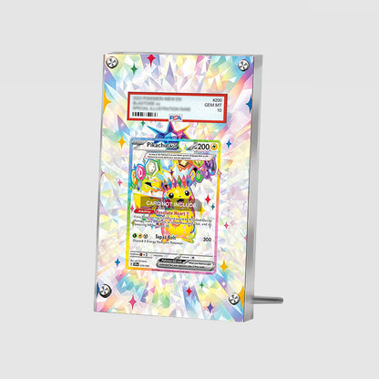 Pikachu ex 219/191 - Pokémon Extended Artwork Protective Card Display Case Psa/cgc/tag/raw
