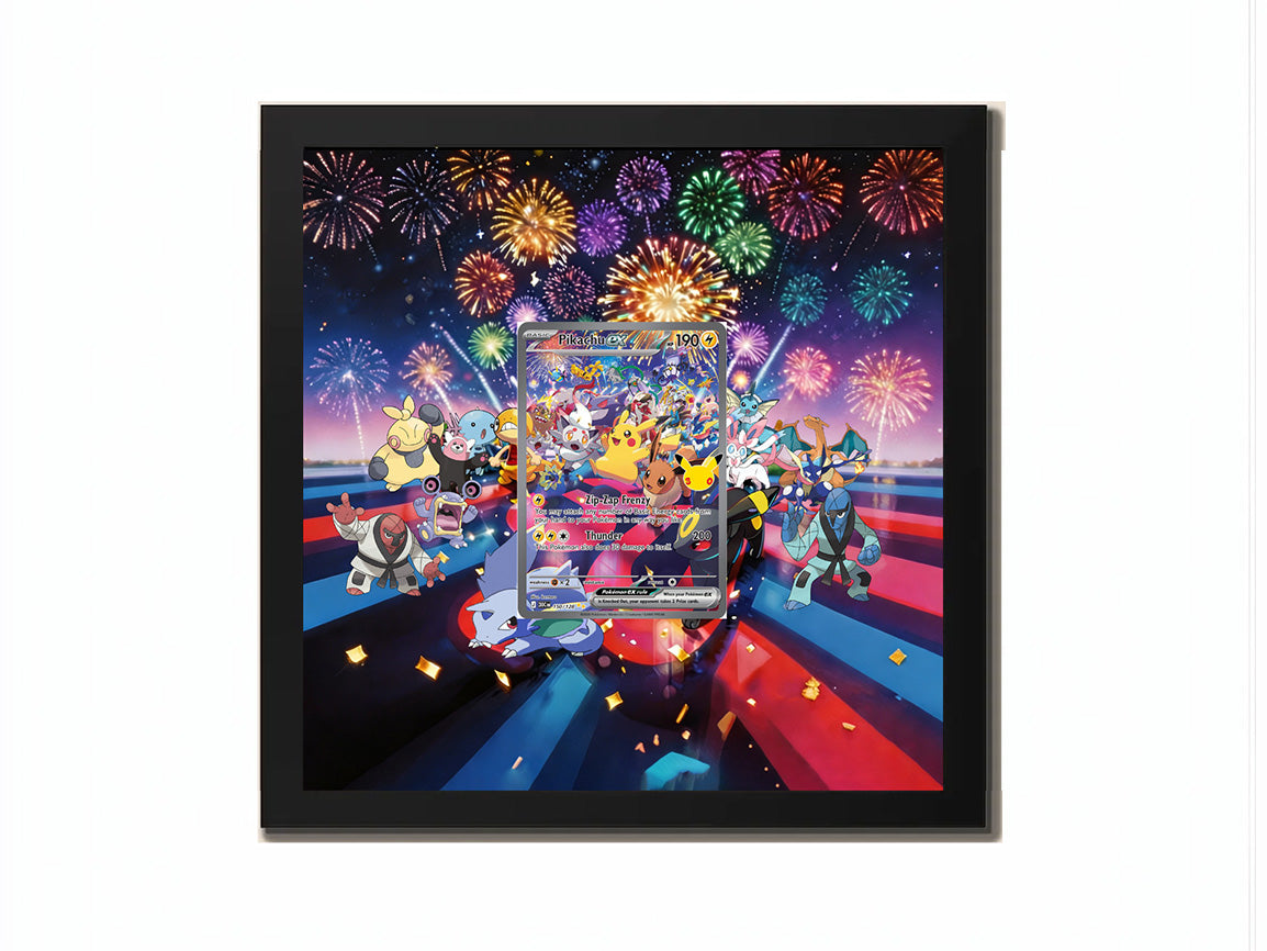 Pikachu 150/128 30th Anniversary - Extended Artwork Metal Frame