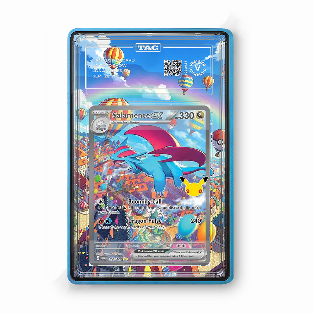 Salamence ex 156/128 30th Anniversary - Gradeguardian Extended Artwork For Psa / Cgc / Bgs / Tag