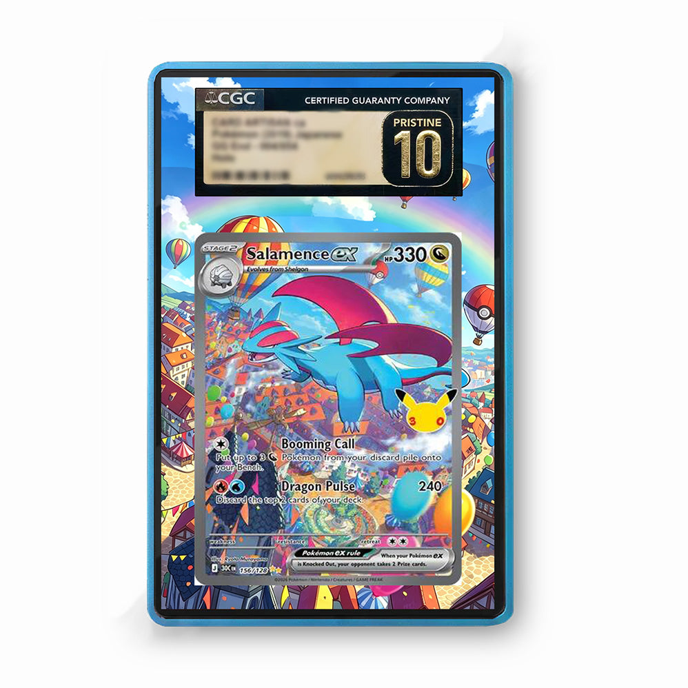 Salamence ex 156/128 30th Anniversary - Gradeguardian Extended Artwork For Psa / Cgc / Bgs / Tag