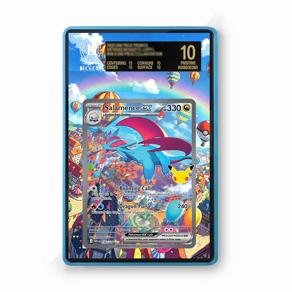 Salamence ex 156/128 30th Anniversary - Gradeguardian Extended Artwork For Psa / Cgc / Bgs / Tag